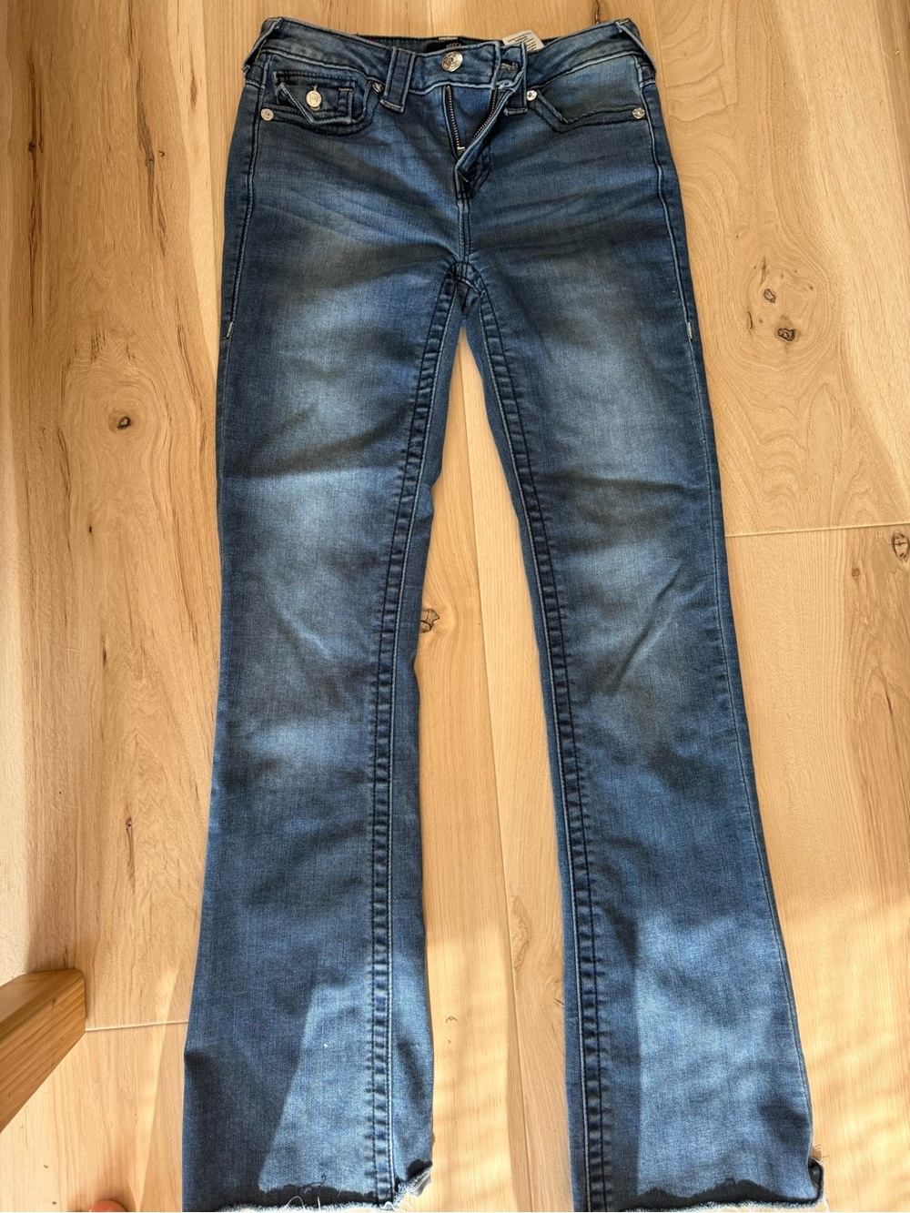 True Religion Women’s Blue Flared Jeans